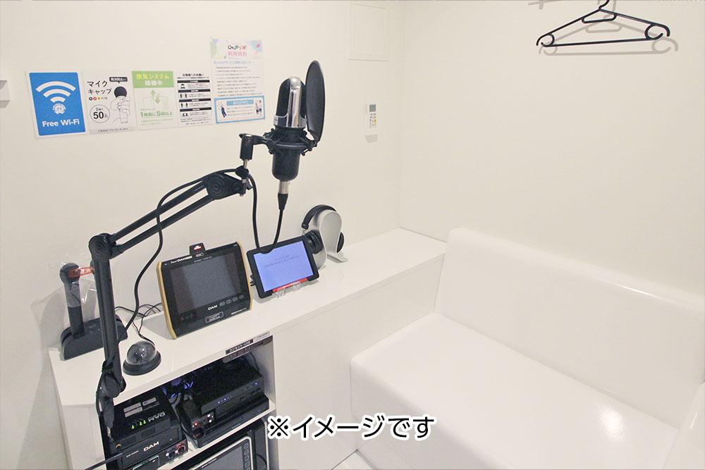 まわりを気にせず歌えルーム