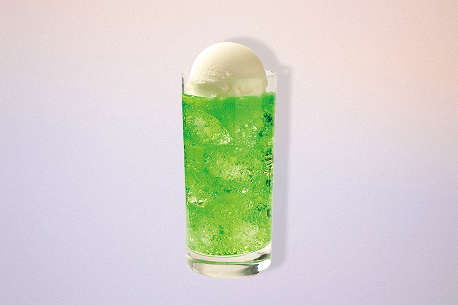 メロンソーダフロート