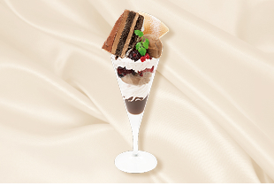 チョコいっぱいのチョコレートパフェ